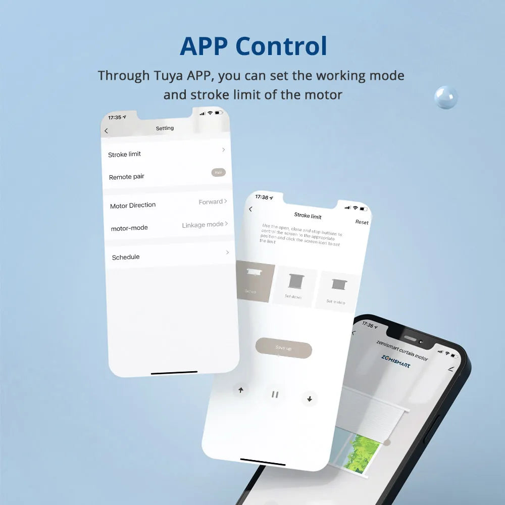 WiFi Smart Blinds Motor – Easy Retrofit for 38mm Tubes