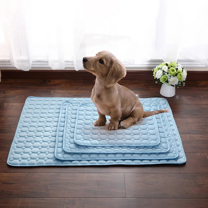 Breathable Cooling Pet Mat – Summer Bed for Dogs & Cats