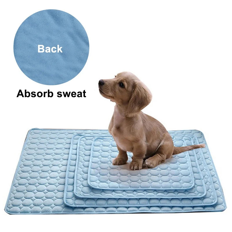 Breathable Cooling Pet Mat – Summer Bed for Dogs & Cats