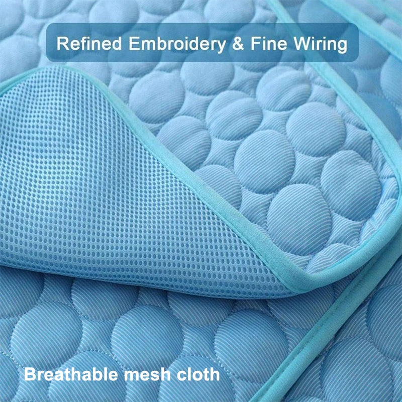 Breathable Cooling Pet Mat – Summer Bed for Dogs & Cats