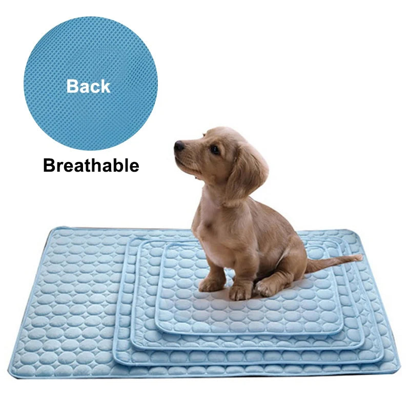 Breathable Cooling Pet Mat – Summer Bed for Dogs & Cats