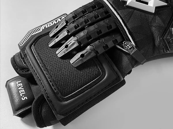 Pro Soccer Goalkeeper Gloves with 5 Removable Finger Saves – Adult & Youth Sizes