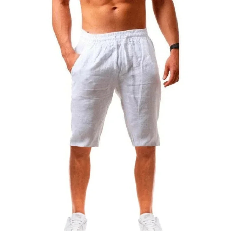 👖 Men’s Cotton-Linen Summer Shorts | Breathable & Stylish