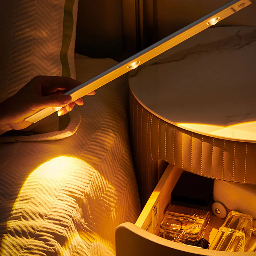 Wireless Motion Sensor LED Light – Ultra Thin, USB Rechargeable Night Lamp
