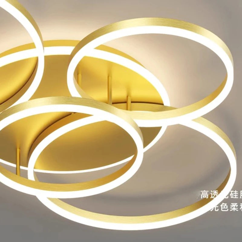 Nordic Smart LED Ceiling Light – Modern Home Illumination