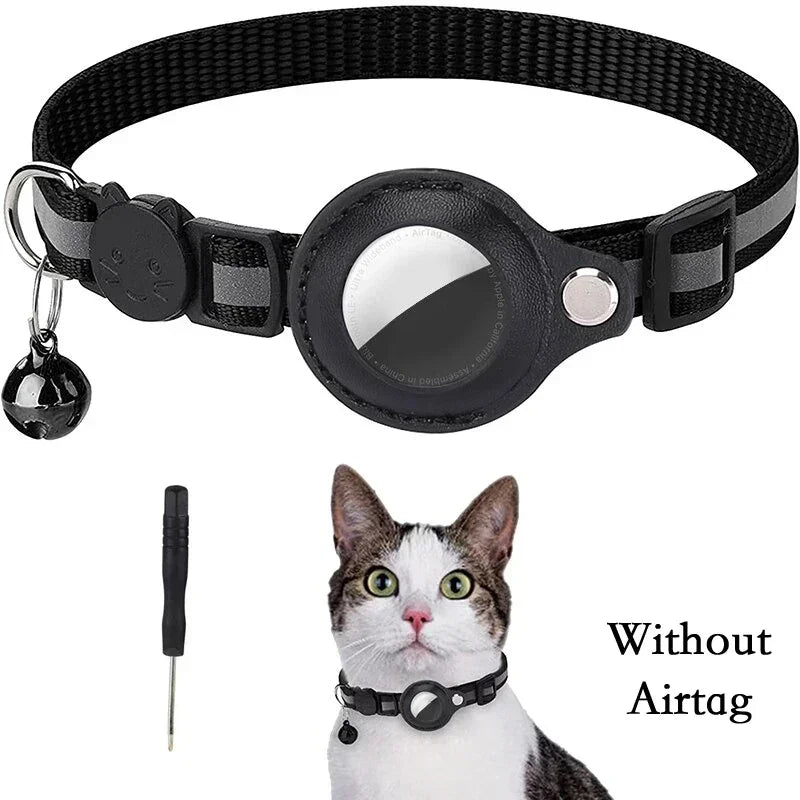 Anti-Lost Reflective Cat Collar – For AirTag