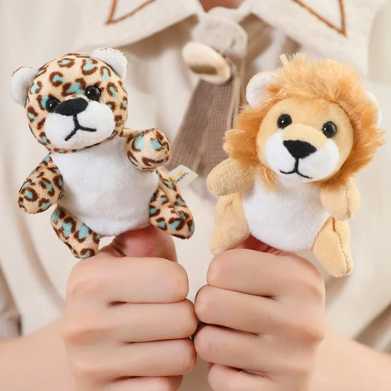 Animal Family Finger Puppets – Soft Plush Storytelling Toys for Kids