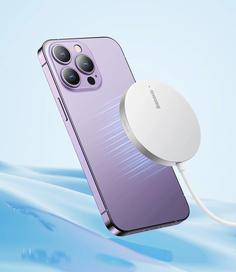 Baseus 15W Magnetic Wireless Charger for iPhone | Fast Charging Pad