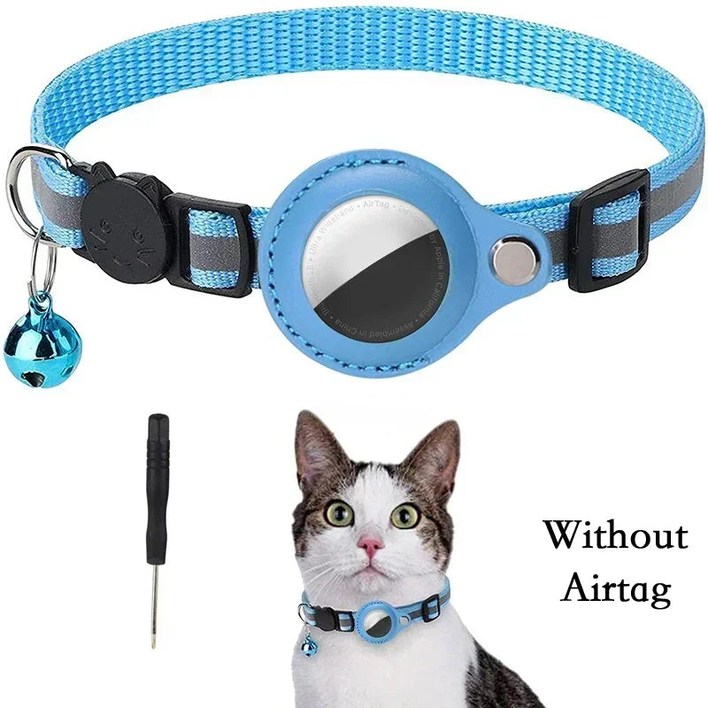 Anti-Lost Reflective Cat Collar – For AirTag