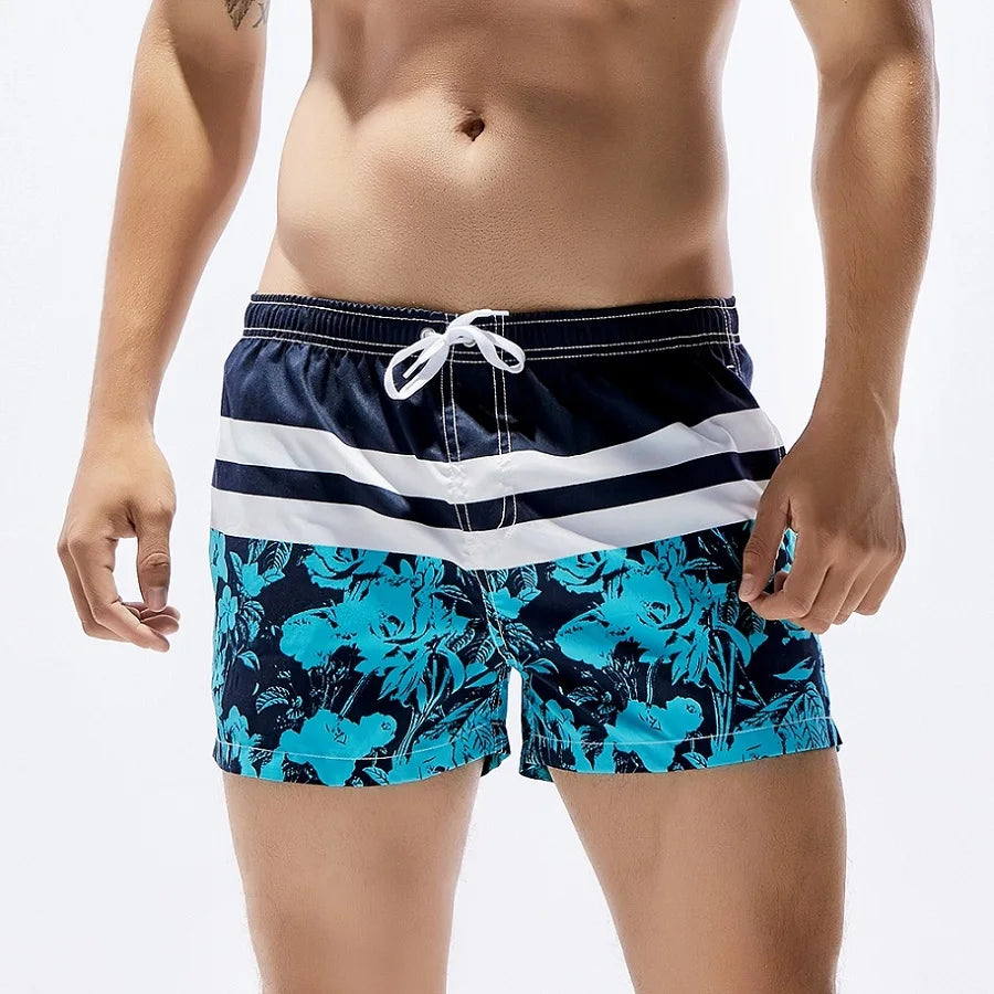 SEOBEAN Men’s Beach Board Shorts | Lightweight & Casual