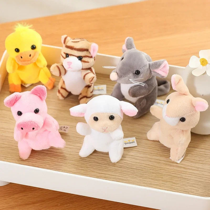 Animal Family Finger Puppets – Soft Plush Storytelling Toys for Kids