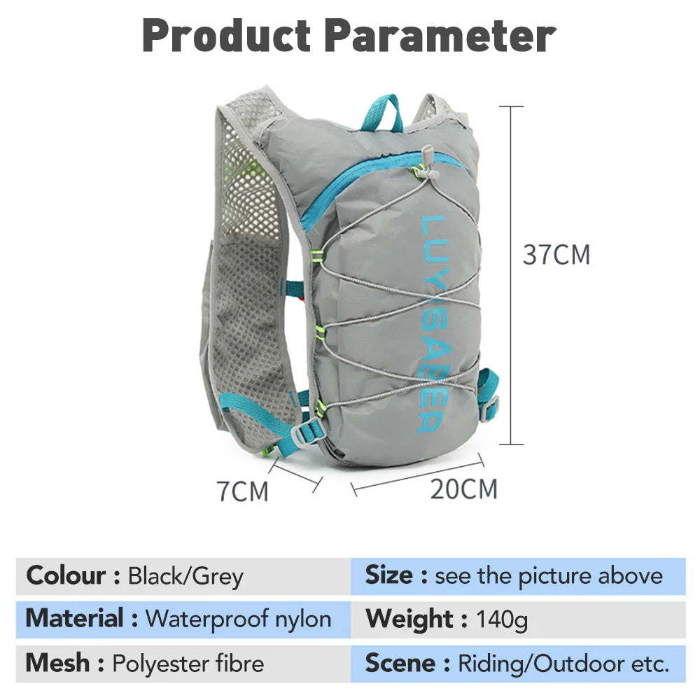 Ultralight Running Hydration Vest – Unisex Trail & Cycling Backpack
