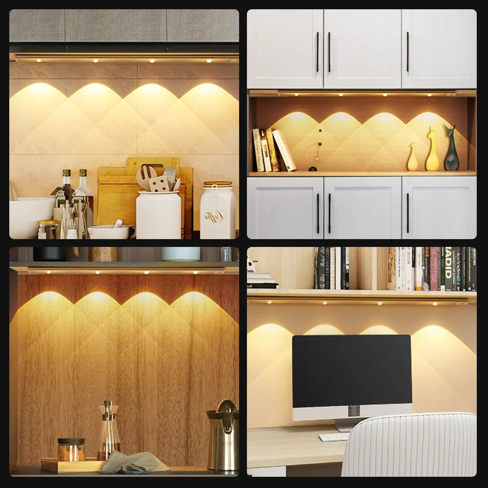 Wireless Motion Sensor LED Light – Ultra Thin, USB Rechargeable Night Lamp