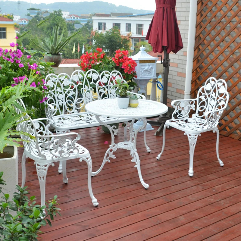 Nordic Luxury Garden & Balcony Table – Modern Multifunctional Design