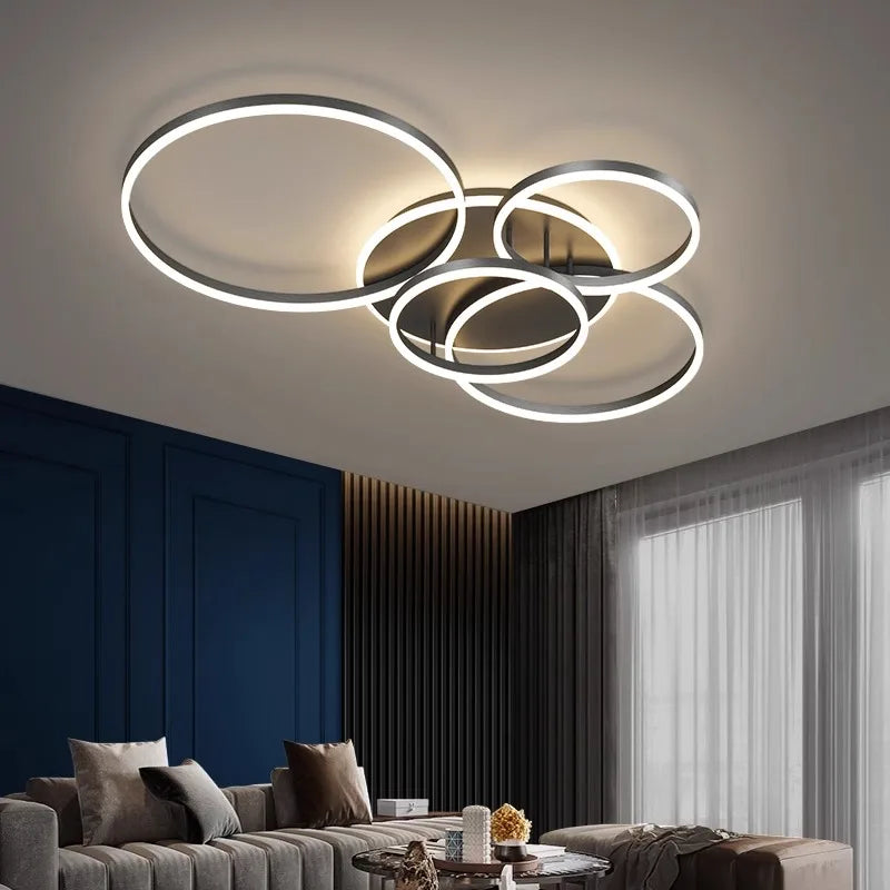 Nordic Smart LED Ceiling Light – Modern Home Illumination