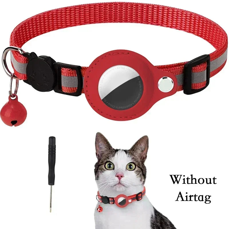 Anti-Lost Reflective Cat Collar – For AirTag