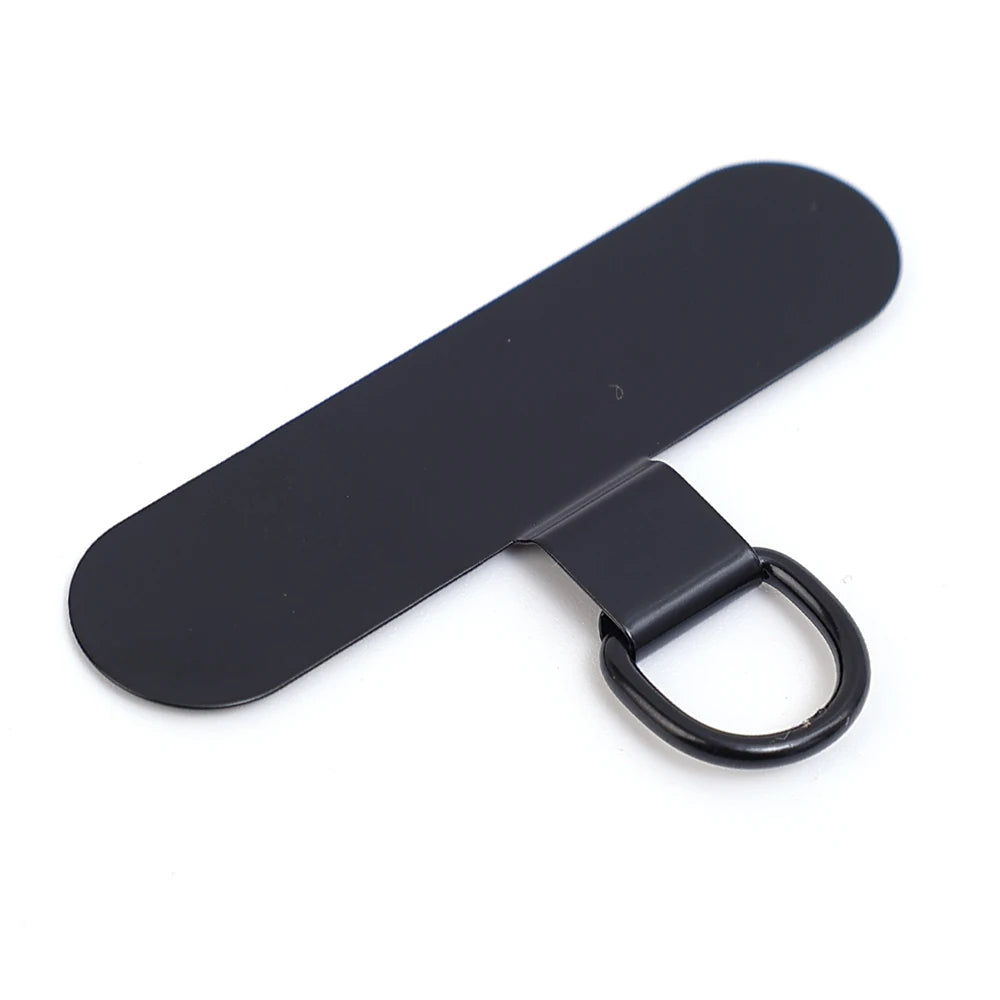 Universal Metal Phone Tether Tabs – Ultra-Thin Stainless Steel Straps (1/2/4 Pcs)