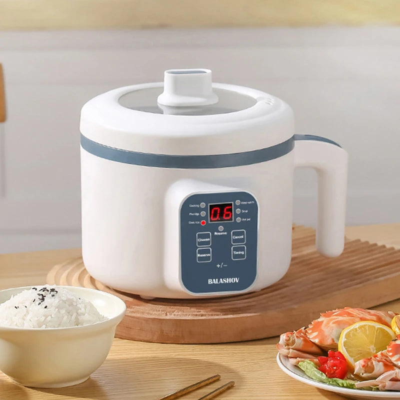 Mini Multi-Cooker Pot – 1.2L Electric Hotpot for 1–2 People