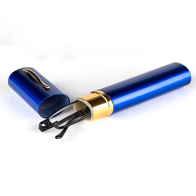 Mini Folding Reading Glasses with Case – +1.0 to +4.0