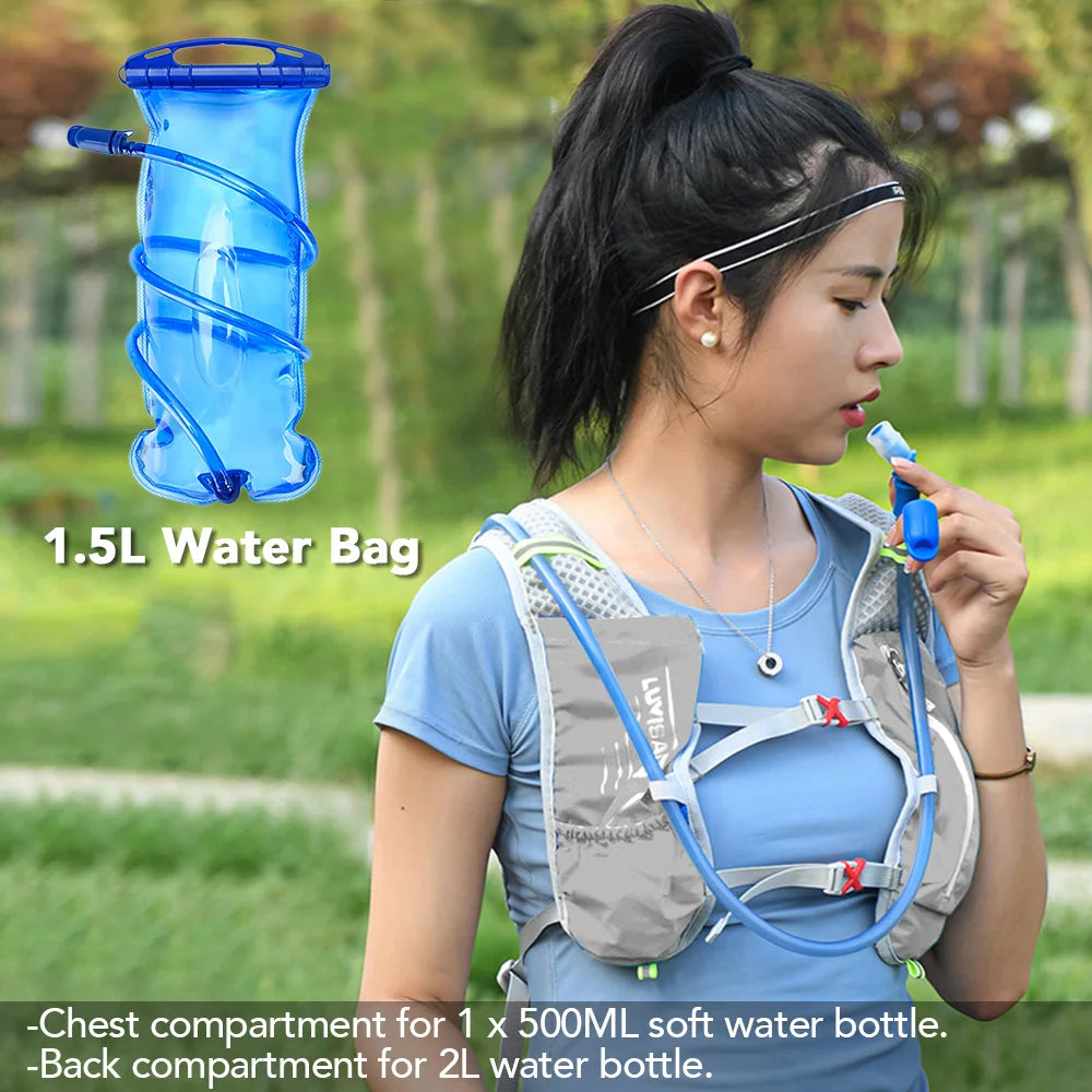 Ultralight Running Hydration Vest – Unisex Trail & Cycling Backpack