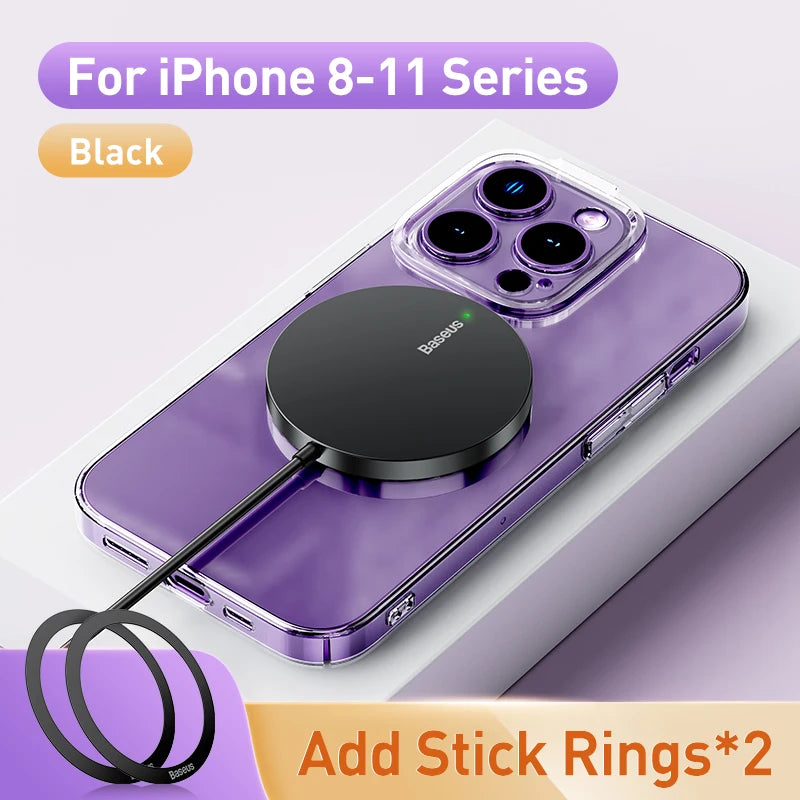 Baseus 15W Magnetic Wireless Charger for iPhone | Fast Charging Pad