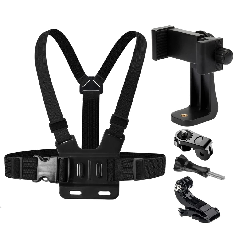 Phone Chest Strap Mount – Universal for iPhone & GoPro