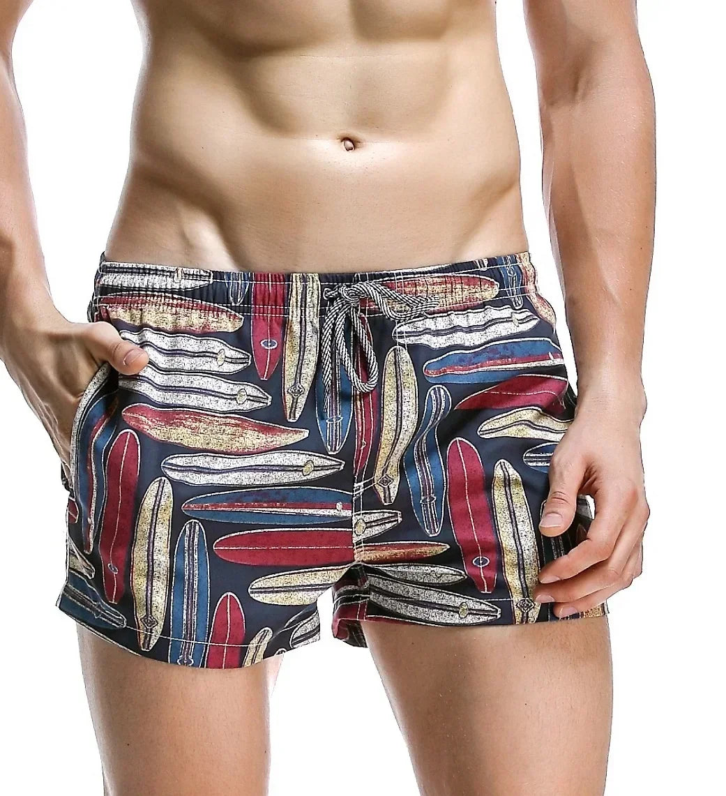 SEOBEAN Men’s Beach Board Shorts | Lightweight & Casual