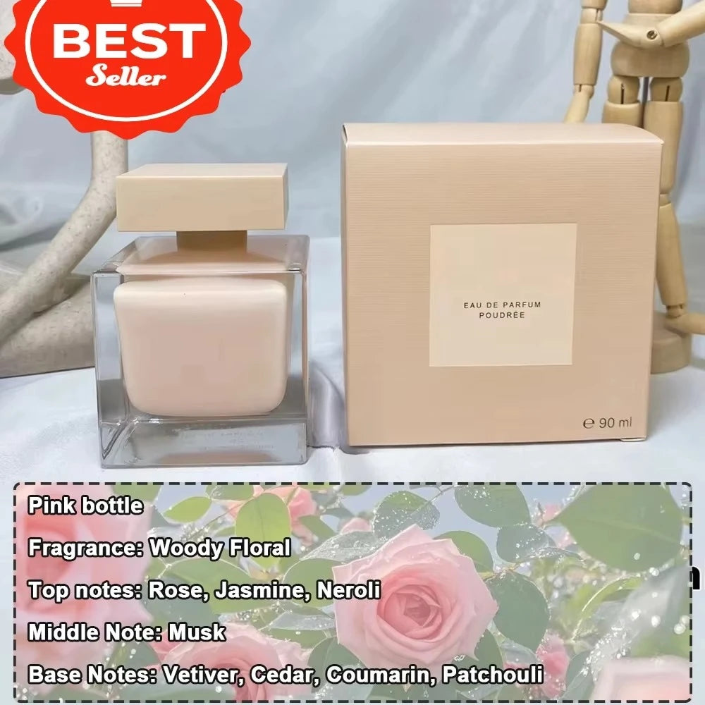 90ml Floral Musk Eau de Parfum – Long-Lasting Women's Perfume