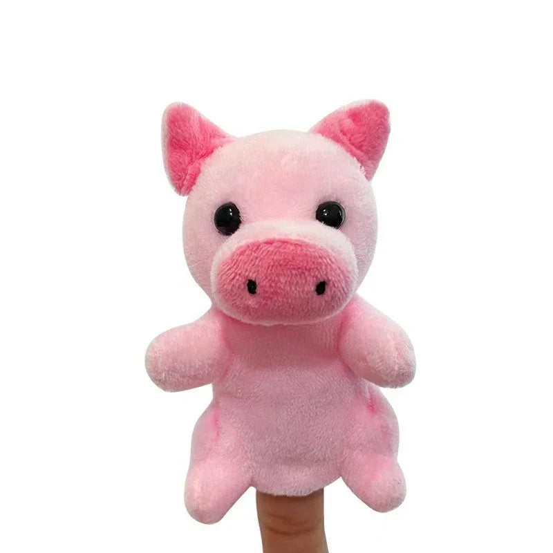 Animal Family Finger Puppets – Soft Plush Storytelling Toys for Kids