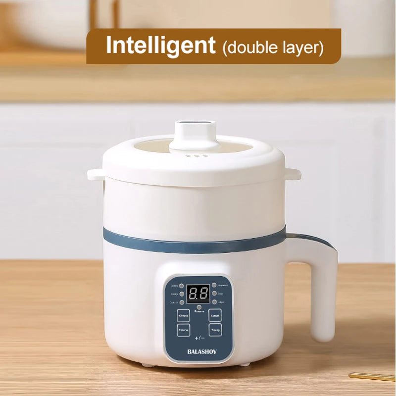 Mini Multi-Cooker Pot – 1.2L Electric Hotpot for 1–2 People