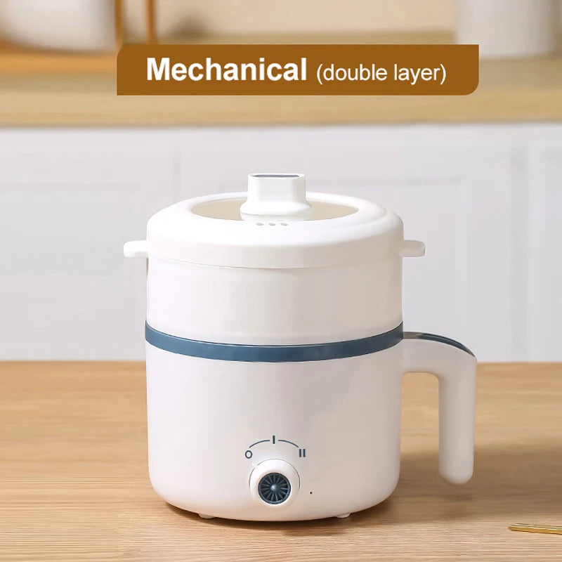 Mini Multi-Cooker Pot – 1.2L Electric Hotpot for 1–2 People