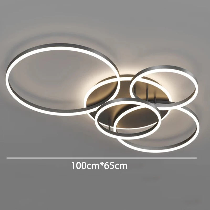 Nordic Smart LED Ceiling Light – Modern Home Illumination