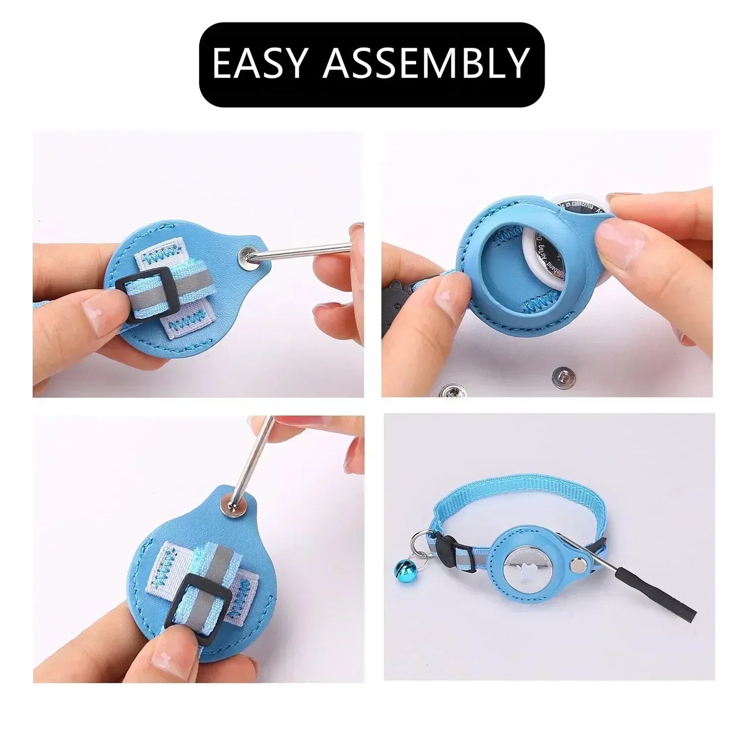 Anti-Lost Reflective Cat Collar – For AirTag