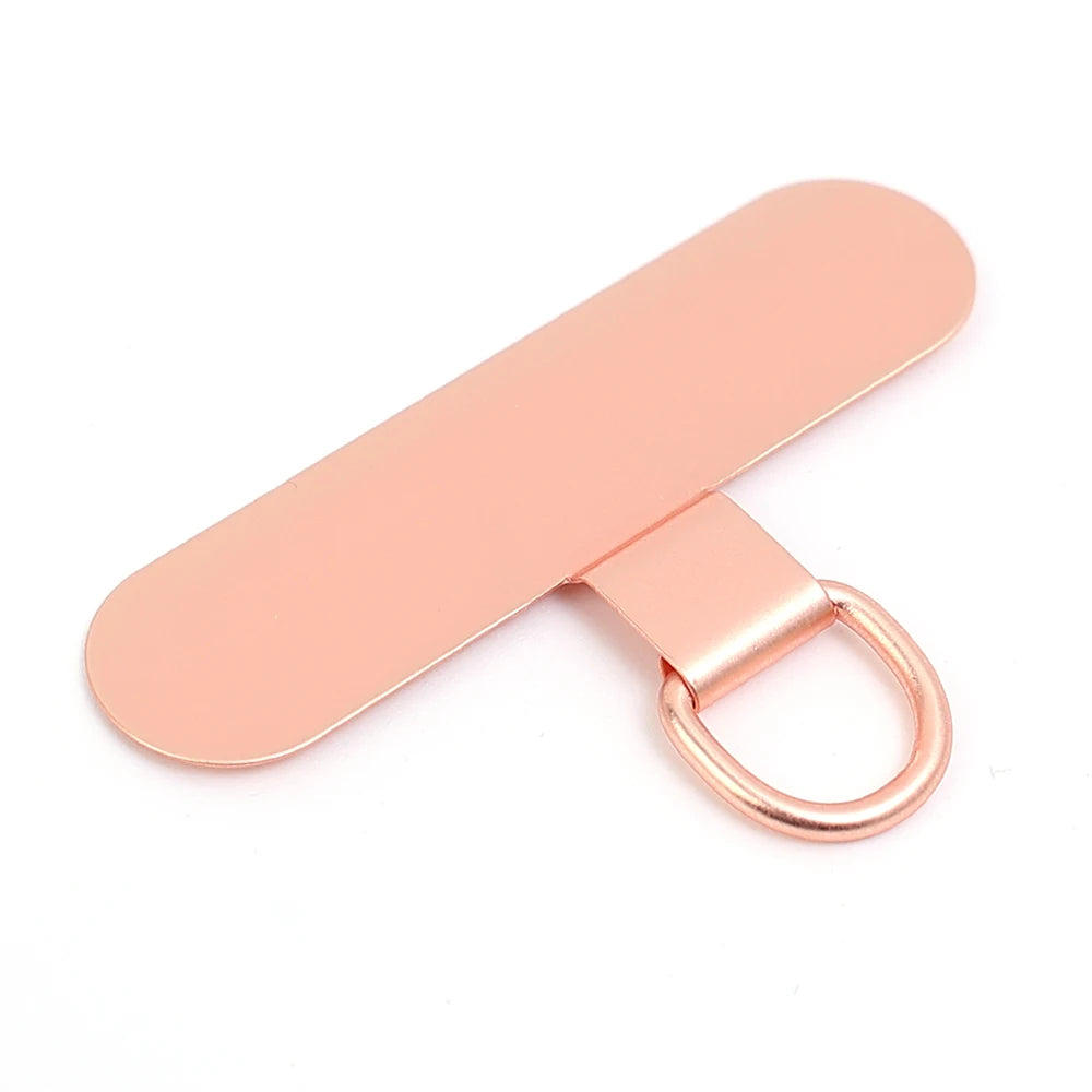 Universal Metal Phone Tether Tabs – Ultra-Thin Stainless Steel Straps (1/2/4 Pcs)