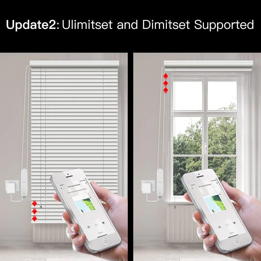 Smart Motorized Roller Shade Kit – App & Voice Control Compatible