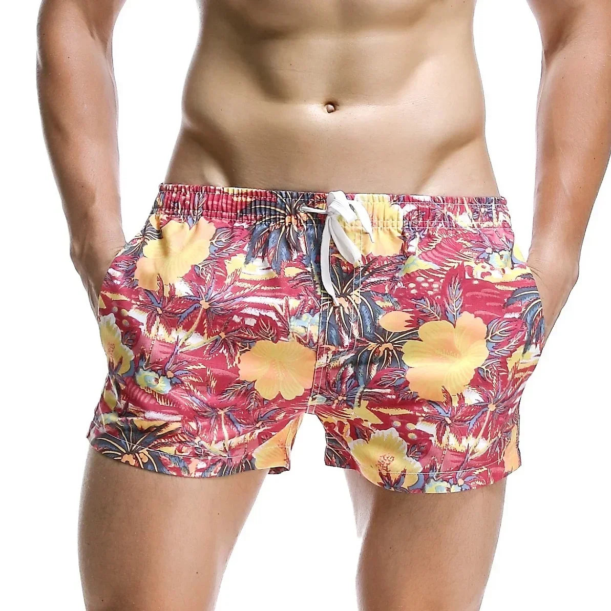 SEOBEAN Men’s Beach Board Shorts | Lightweight & Casual