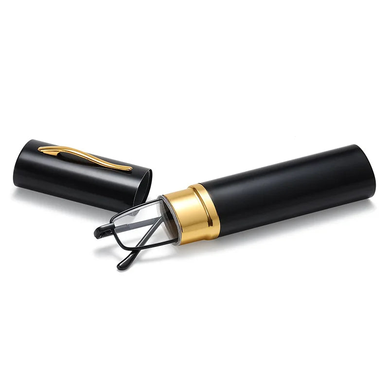 Mini Folding Reading Glasses with Case – +1.0 to +4.0