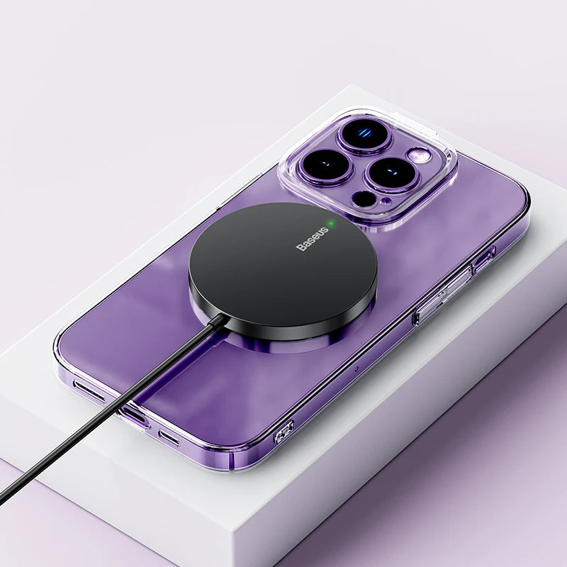 Baseus 15W Magnetic Wireless Charger for iPhone | Fast Charging Pad