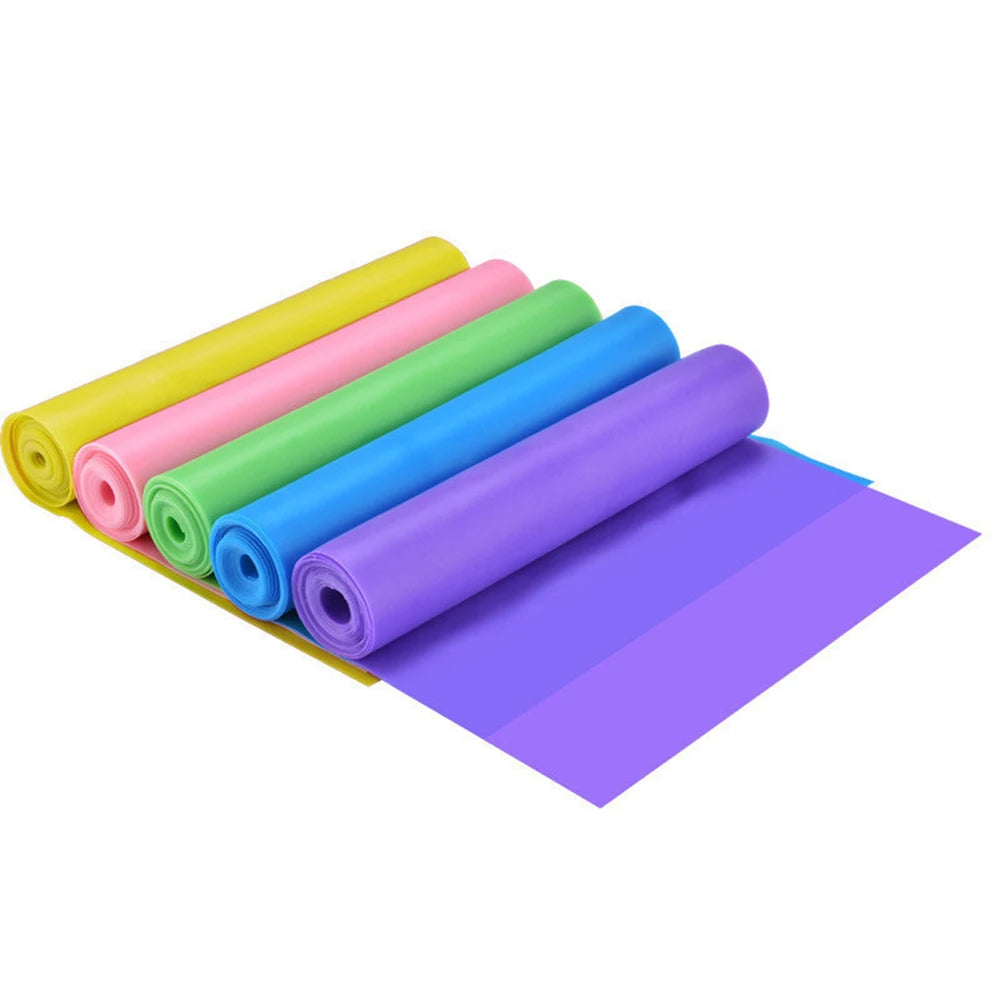 Natural Latex Resistance Bands Set – For Yoga, Pilates & Full Body Home Workouts