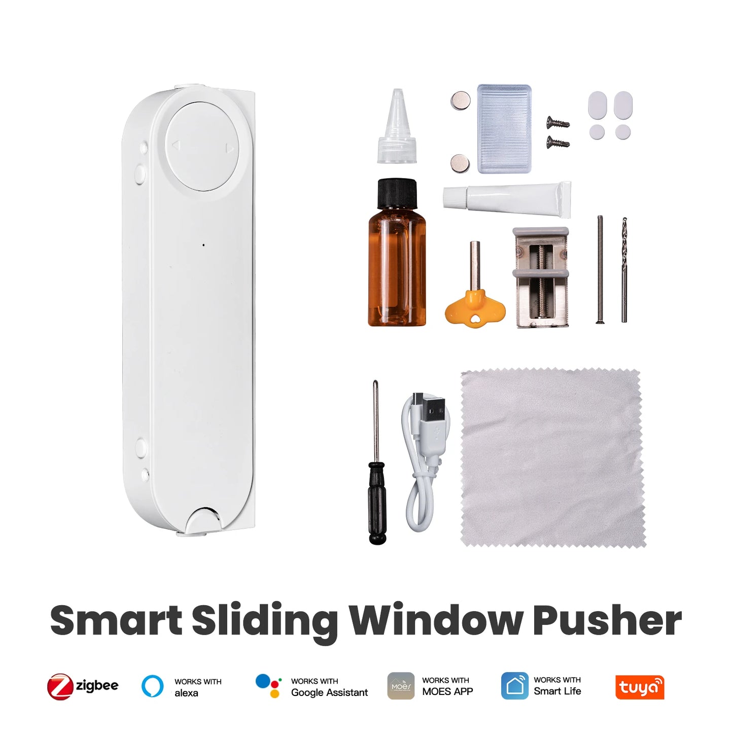 Smart Sliding Window Opener – Solar Powered & Voice Controlled