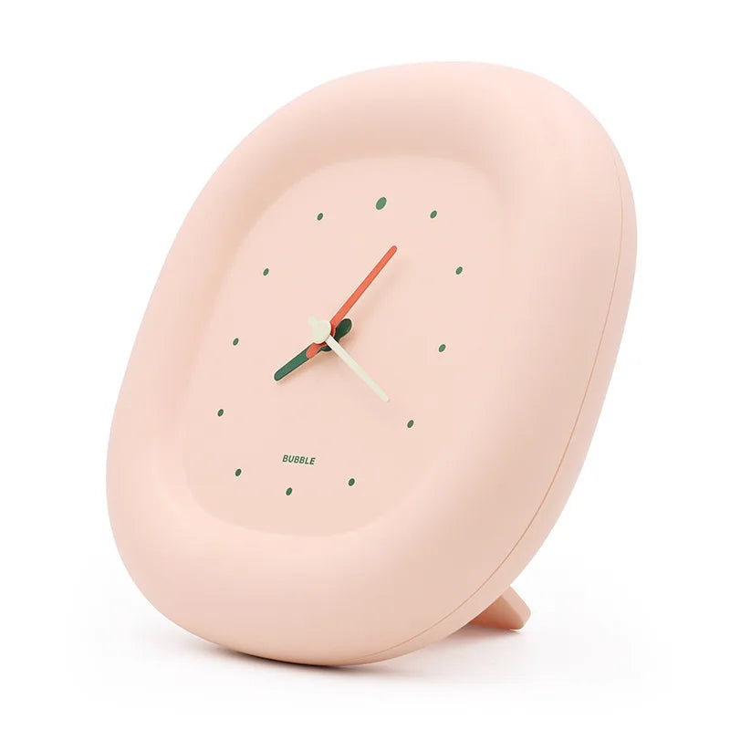 Bubble Style Silent Wall Clock – Self-Adhesive Quartz Watch