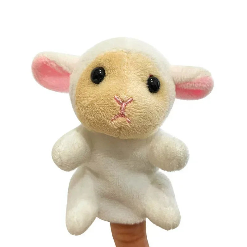 Animal Family Finger Puppets – Soft Plush Storytelling Toys for Kids