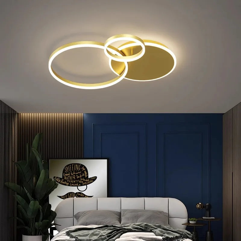 Nordic Smart LED Ceiling Light – Modern Home Illumination