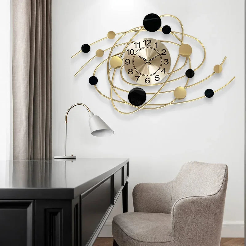 Elegant 6.6" Luxury Wall Clock – Modern Decorative Clock for Living Room & Kitchen