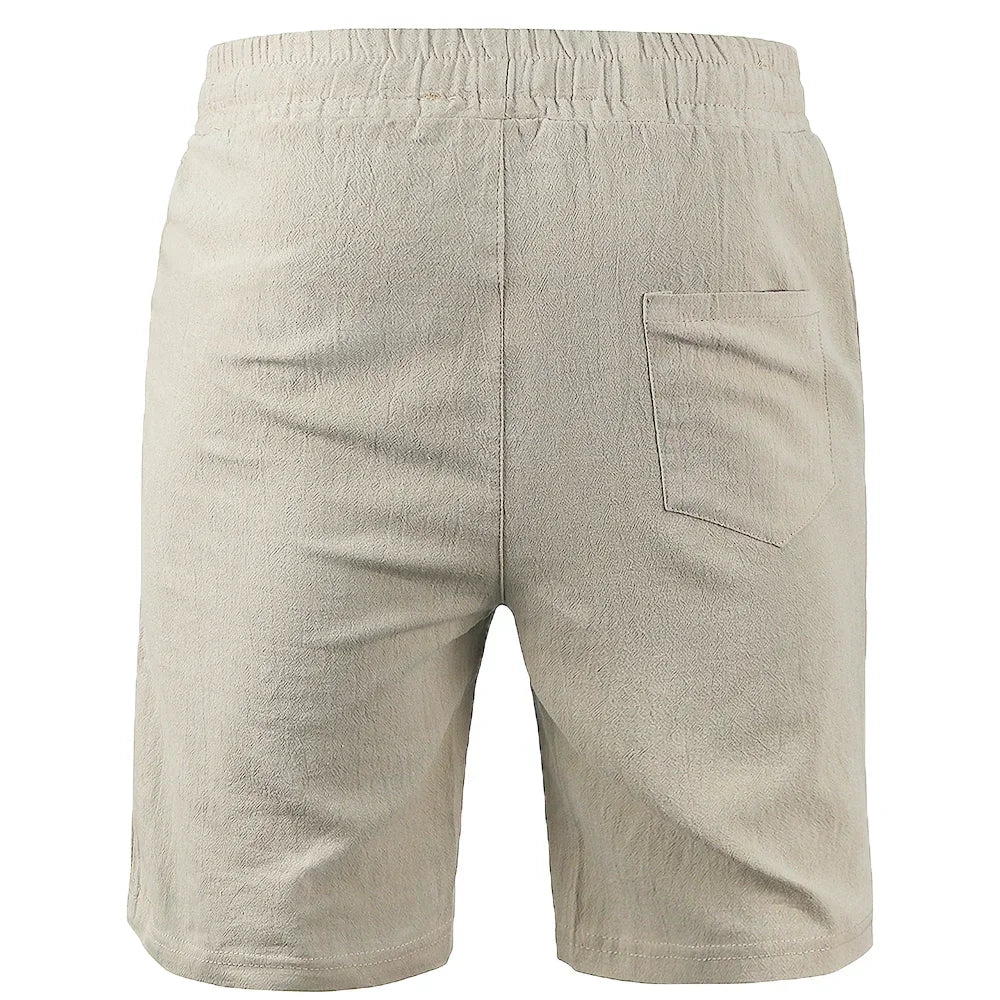 👖 Men’s Cotton-Linen Summer Shorts | Breathable & Stylish