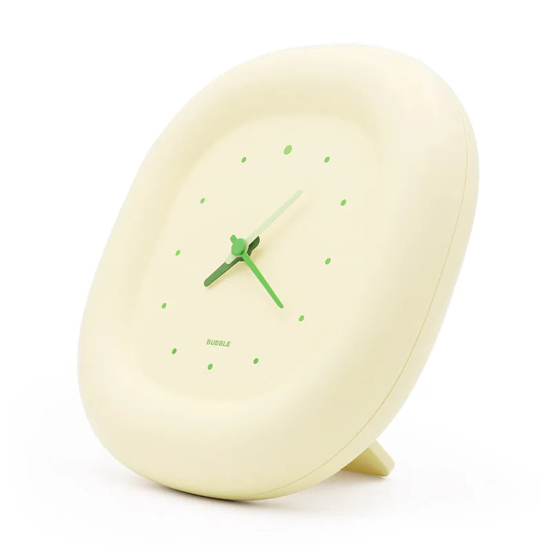 Bubble Style Silent Wall Clock – Self-Adhesive Quartz Watch