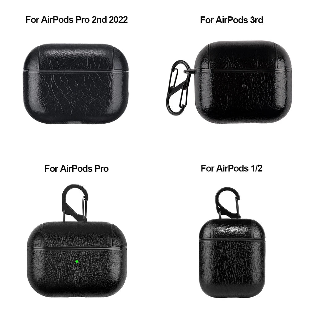 Premium PU Leather Case for AirPods (All Generations)