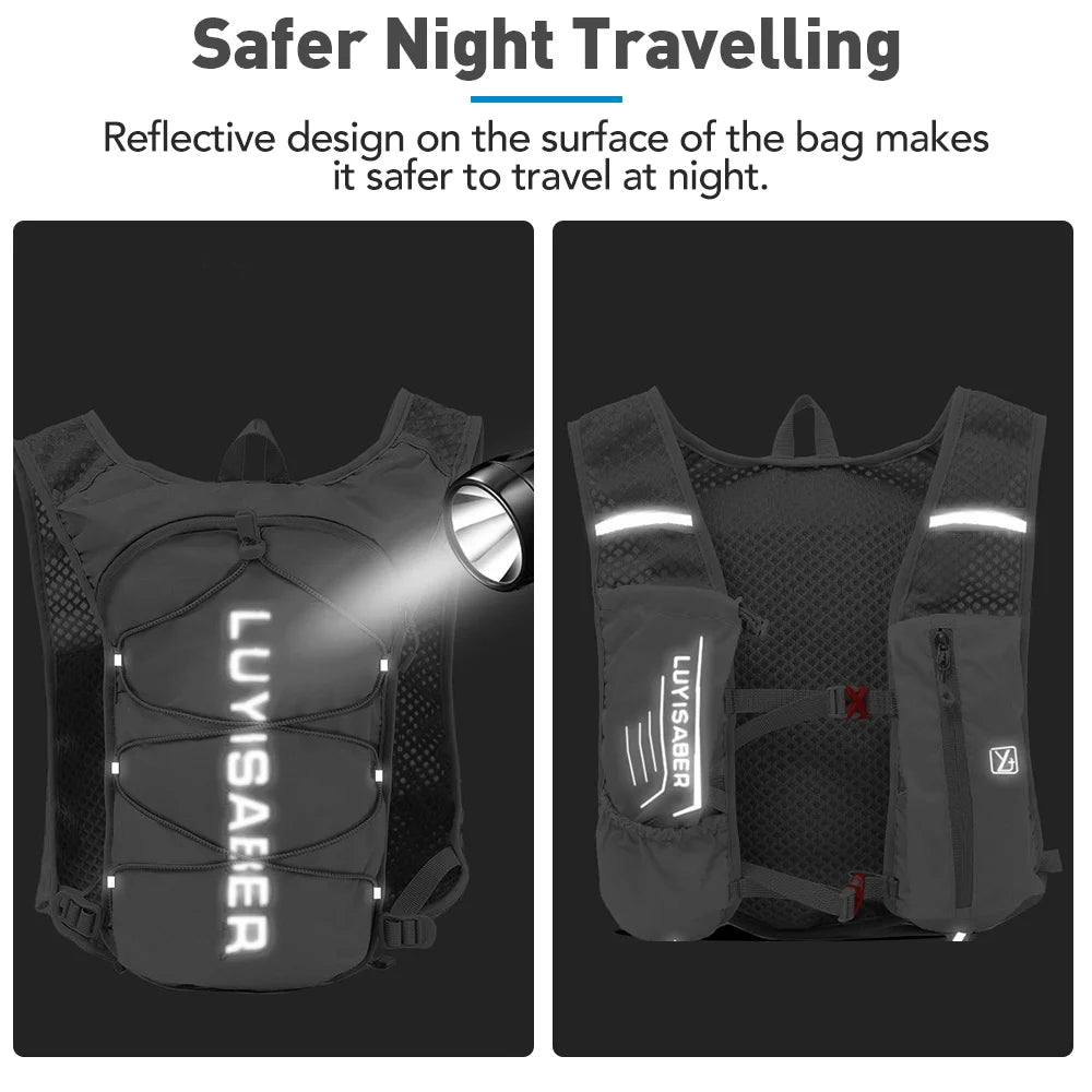 Ultralight Running Hydration Vest – Unisex Trail & Cycling Backpack