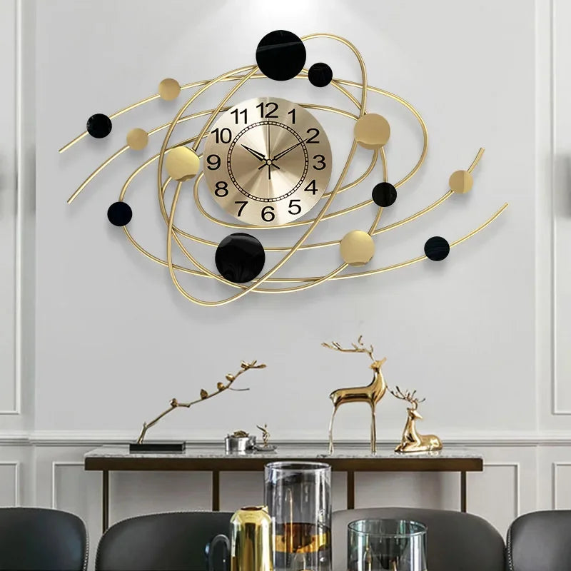 Elegant 6.6" Luxury Wall Clock – Modern Decorative Clock for Living Room & Kitchen