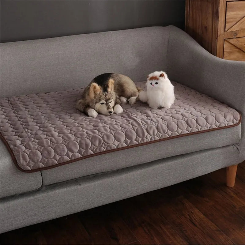 Breathable Cooling Pet Mat – Summer Bed for Dogs & Cats